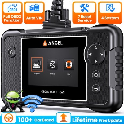 ANCEL FX2000 PRO ABS SRS Engine Transmission OBD2 Diagnostic Scanner Oil Reset