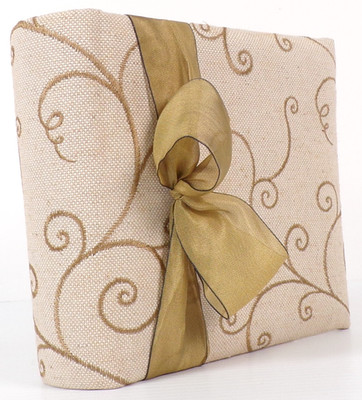 TREND Padded Photo Album with Ribbon ~ Holds 200 4x6 Photos