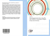 Olfa Helal | DéVeloppement D'un Chauffe-Eau Solaire à Stockage IntéGré | Buch
