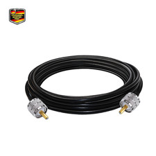 TUOLNK UHF Stecker auf UHF Stecker Koaxialkabel 5 m RG58 für Funkgeräte, WLAN