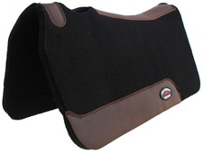 3/4" Thick Horse SADDLE PAD Western Contoured Wool Felt Moisture Wicking 39RT06