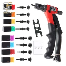 Rivnut Thread Setting Tool Nut Setter NutSert Metric SAE Riveting Rivet Gun Kit