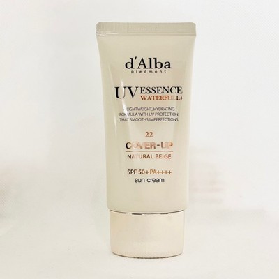 d Alba DALBA Waterfull UV Essence Tone-Up Sun Cream 50mL (Cover Beige), 3 Shades