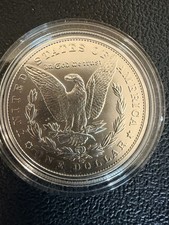 2021 CC MORGAN SILVER DOLLAR WITH CC PRIVY MARK 1 OZ .999 FINE SILVER COIN