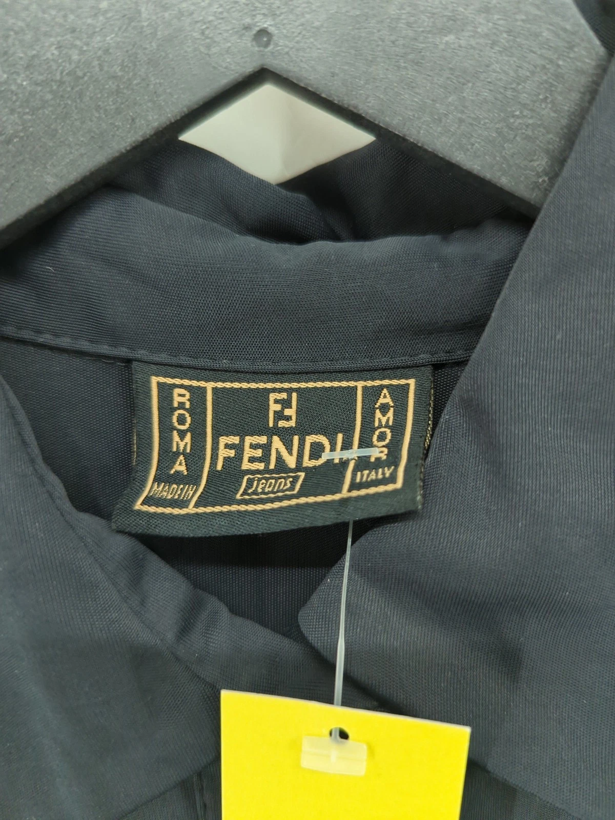 Fendi Women's Maxi Dress UK 14 Black 100% Polyamide Maxi
