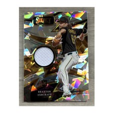 Panini Select 2025 Braxton Ashcraft Sparks Rookie Memorabilia #SP-BA Pirates