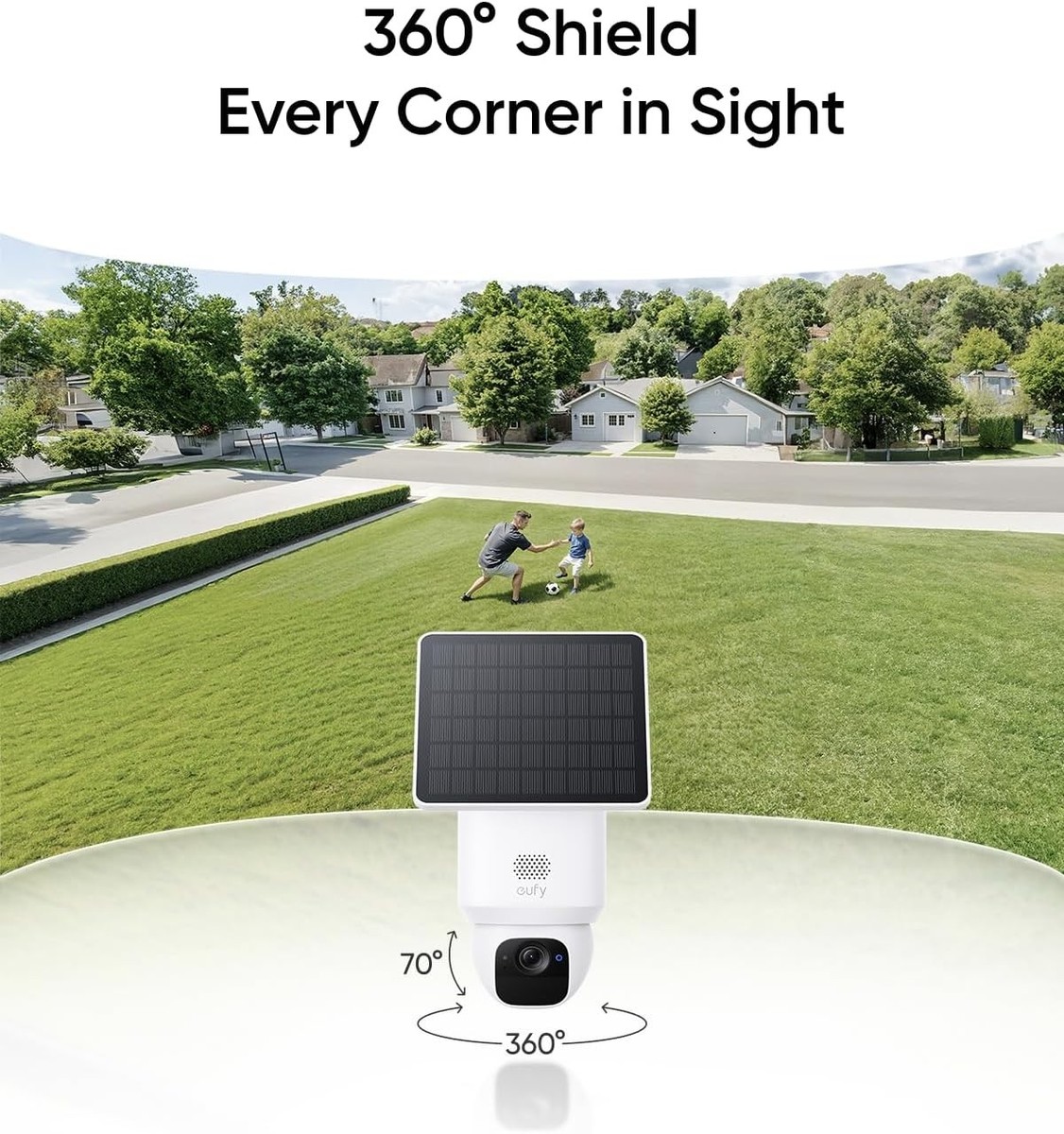 eufy SoloCam E30 2-Cam Kit 2K Solar Camera Outdoor Wireless 360