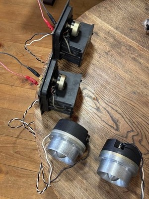 JBL 075 Tweeter 8 Ohm L7000 Network 8 Ohm Pair Working Tested JP