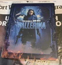 BALLERINA FROM THE WORLD OF JOHN WICK STEELBOOK 4K UHD + BLU-RAY + DIGITAL NEW