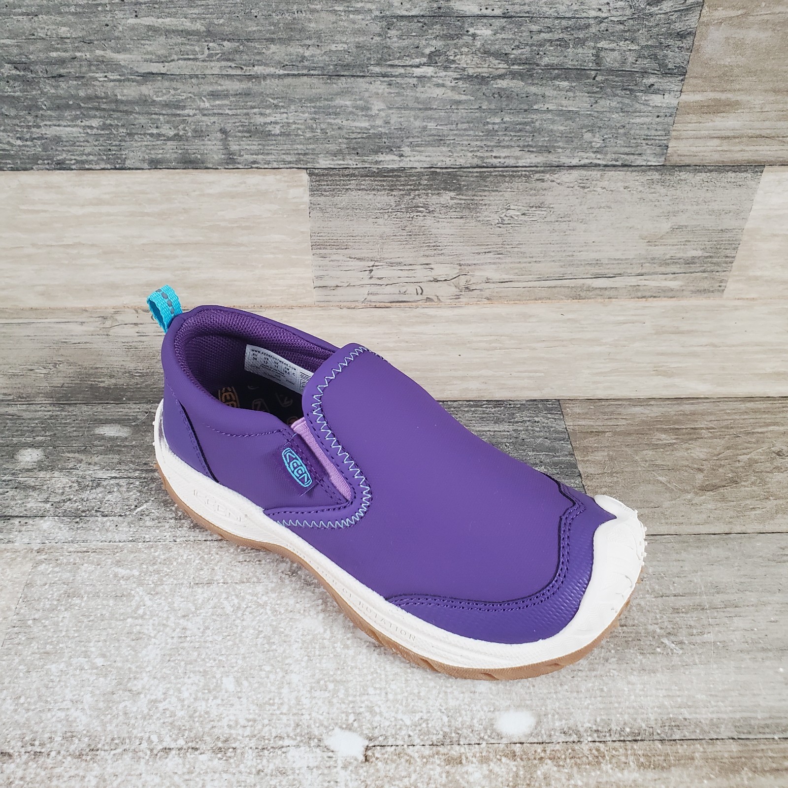 Scarpe da trekking Keen Speed Hound per bambini taglia 12 Tillandsia viola slip on punta tonda