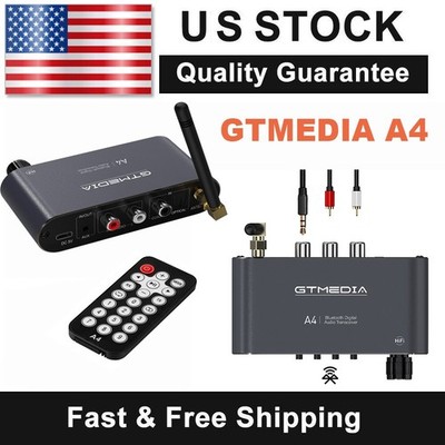 Bluetooth 5.1 Receiver & Transmitter Audio Adpter DAC AUX TF U Disk for Home Car