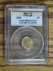 2005 $5 American Gold Eagle 1/10 oz PCGS Gem Brilliant Uncirculated