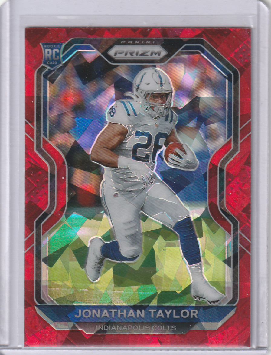 2020 Panini Prizm - Rookie Jonathan Taylor #332 Red Ice Prizm (RC)