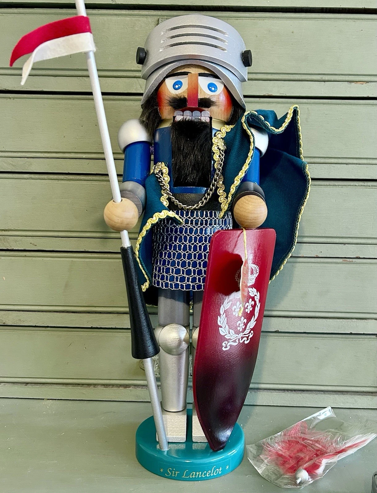 17" TALL STEINBACH SIR LANCELOT NUTCRACKER WITH BOX S638