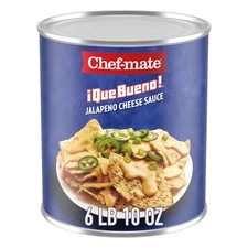Chef-mate Que Bueno Spicy Nacho Cheese Sauce, Jalapeno 6 Pound (Pack of 1) 