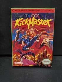 Kick Master Kickmaster for NES Nintendo Complete CIB Box Manual Inserts Tested 
