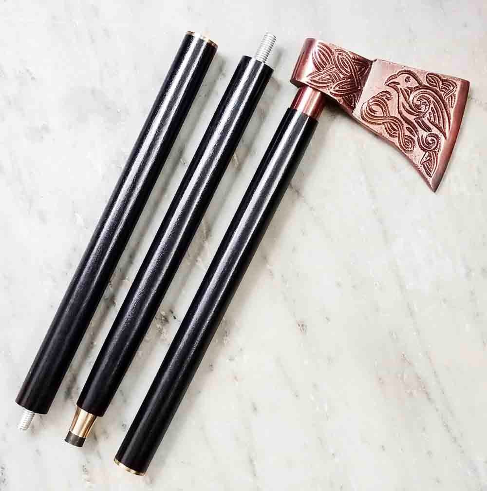 Solid Viking Axe Head Designer Antique Style Hand… - image 4