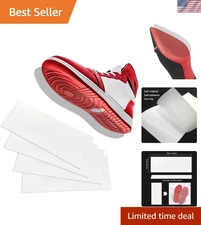 4-Pcs Self-Adhesive Sole Protectors - Fits Large Sizes, Easy Application