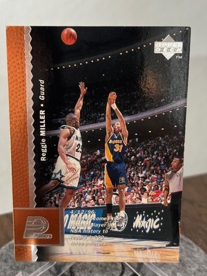   1996 Upper Deck Reggie Miller #52 Indiana Pacers