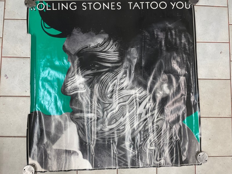 Vintage Rolling Stones “Tattoo You” Poster – 1981 Album Art