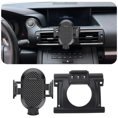 AOUKKL Car Phone Holder Fits for Lexus IS 300/350/250/200t 2014-2020, Black 
