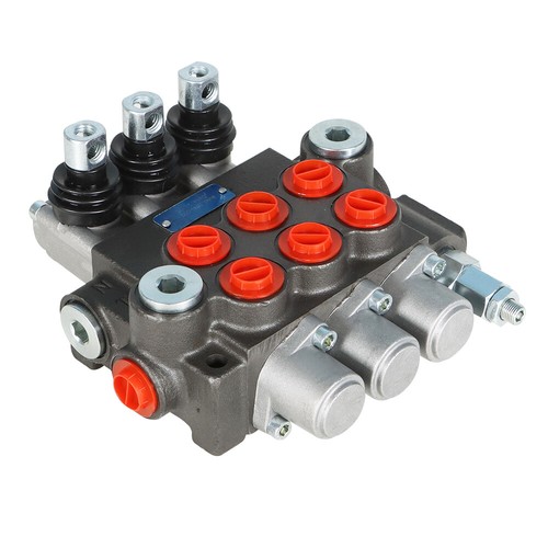 Hydraulic Directional Control Valve 3 Spool 13GPM BSPP Interface New - Picture 10 of 19