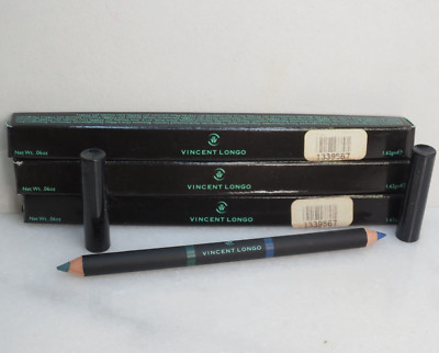 VINCENT LONGO DUE EYE PENCIL LAPIS/LAZLU 0.06 OZ BOXED LOT OF 3