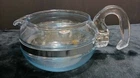 Pyrex Flameware 8336 Flamex Vintage 6 Cup Glass Tea Pot Kettle Pot Onlyblue tint