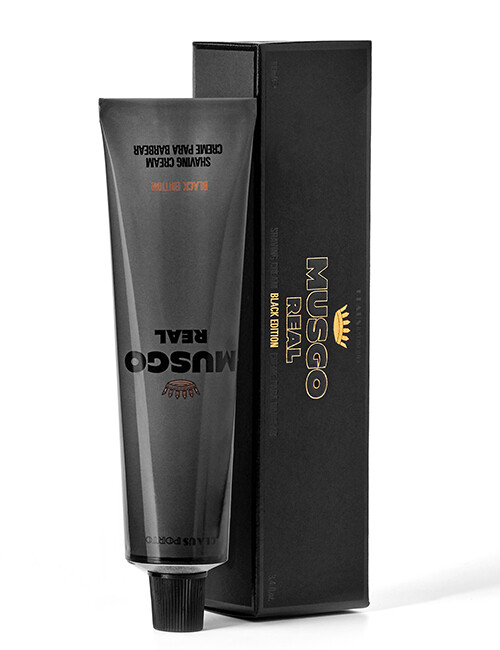 Musgo Real Claus Porto Mens Shaving Shave Cream Black Edition 100ml Tube