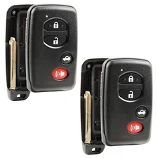 2 Key Fob Remote 4b Smart Shell Case Replacement for Toyota HYQ14AAB