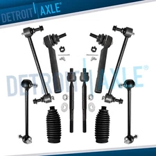 10pc Front Inner Outer Tie Rod Sway Bar Link for Toyota Highlander Lexus RX330