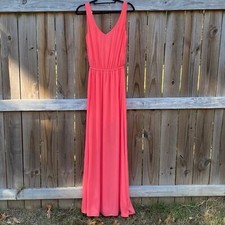 Show Me Your MuMu Coral Pink Kendal Maxi Dress