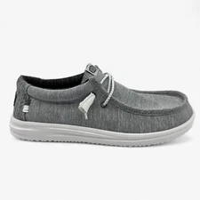 Hey Dude Wally H2O Mix Galaxy Gray Mens Casual Loafer