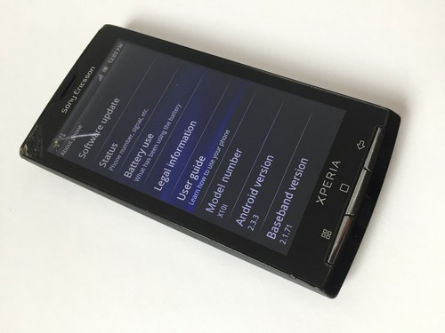 Sony Ericsson Xperia X10i - Black (Unlocked) Smartphone - Broken For Parts As Is - Afbeelding 2 van 12