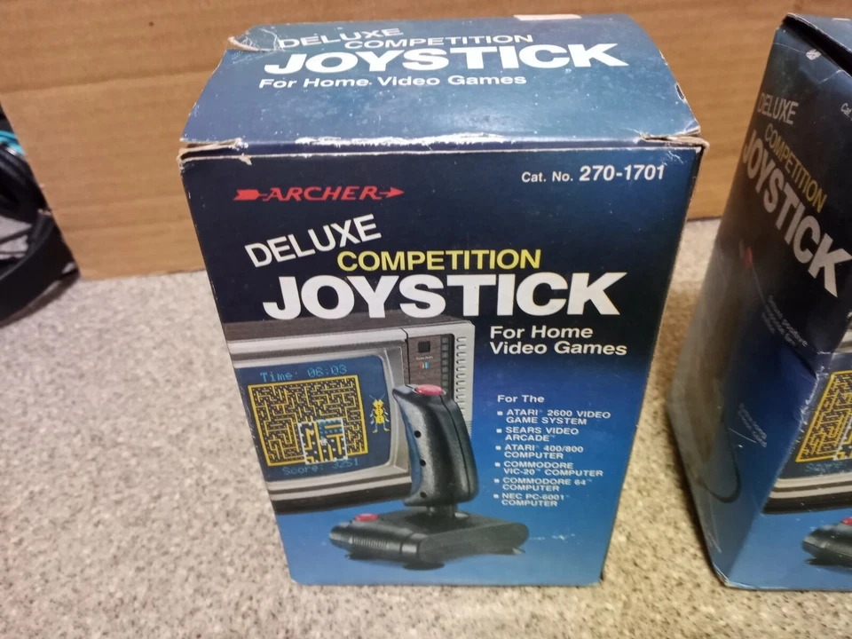Two Archer Deluxe Competition Joystick Controller Atari & Commodore in new Box - Image 4 of 4