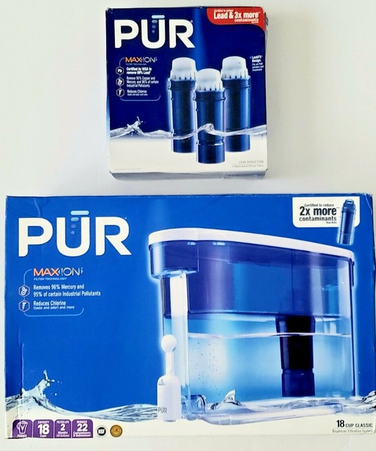 Bundle PUR Maxion Classic 18Cup Dispenser Water Filtration DS1800Z and