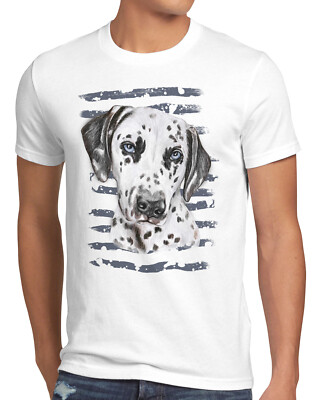 Dalmatiner Herren T-Shirt hundeliebhaber züchter feuerwehr hund kroatien 101