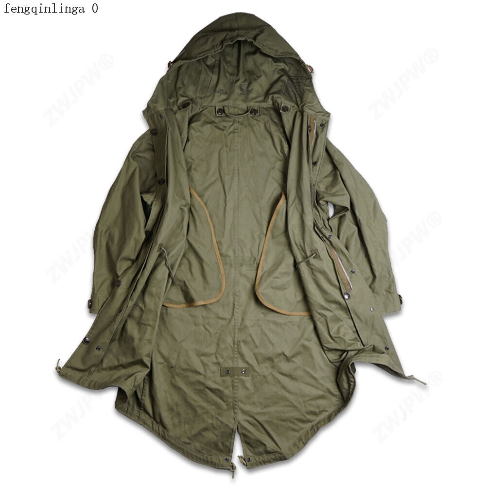 WW2 U.S. Army M-1951 Fishtail Parka Mens M51 Vintage WW2 U.S. Army M-1951 Fishtail Parka Mens M51 Vintage