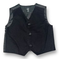 Boys Size 4T Black Formal Suit Jacket Vest