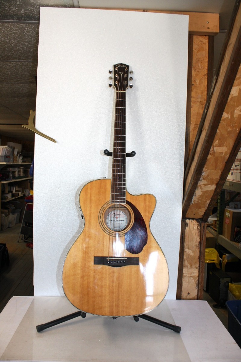 Fender Paramount PM-3C Triple-0 All-Mahogany Natural Acoustic
