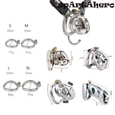 Hot Metal Cage Male Chastity Cage Device Rings Stainless Steel Belt For Men