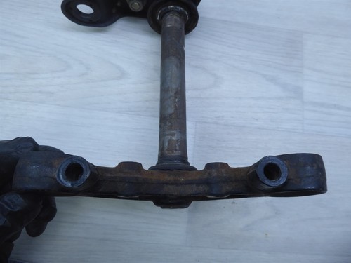 1980 Honda XL80S Mini Enduro H1074) triple tree steering stem clamp yoke - Picture 11 of 12