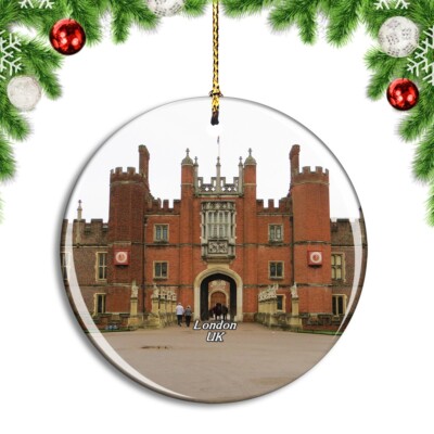 UK England London Hampton Court Palace Christmas ornament city travel souvenir