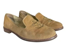 Sperry Loafers Womens 6 Tan Sand Suede Pennington Top Sider Shoes Slip On Preppy