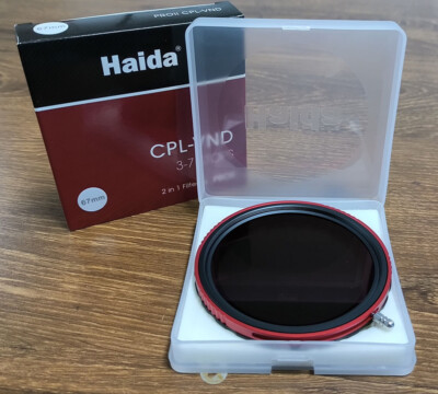 Open Box Haida PRO II CPL-VND 2 in 1 67mm Filter Variable ND 3-7 Stop CPL 2-In-1