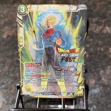 SS2 Trunks Future on the Line Foil Dragon Ball Super Card Game FEST STAMP NM