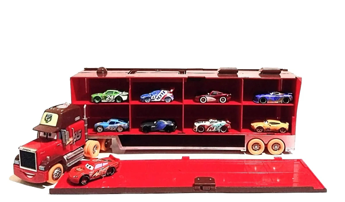 🔥 DISNEY PIXAR CARS CARNIVAL CUP MACK TRUCK DISNEY STORE + 8 Die