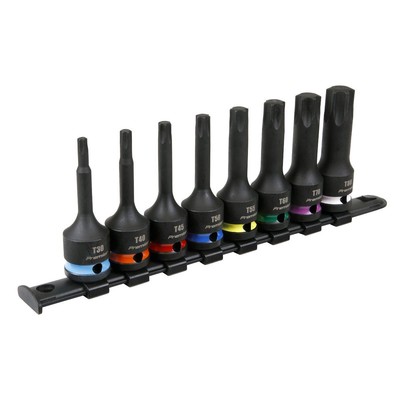 Sealey AK56002 TRX-Star * Impact Steckschlüssel-Bit-Set 8-teilig 1/2 Zoll Vierkantantrieb