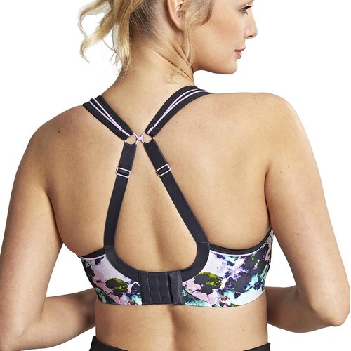 PANACHE 7341A NON WIRED SPORTS BRA IN WATERCOLOR SIZE 30F - Picture 3 of 5