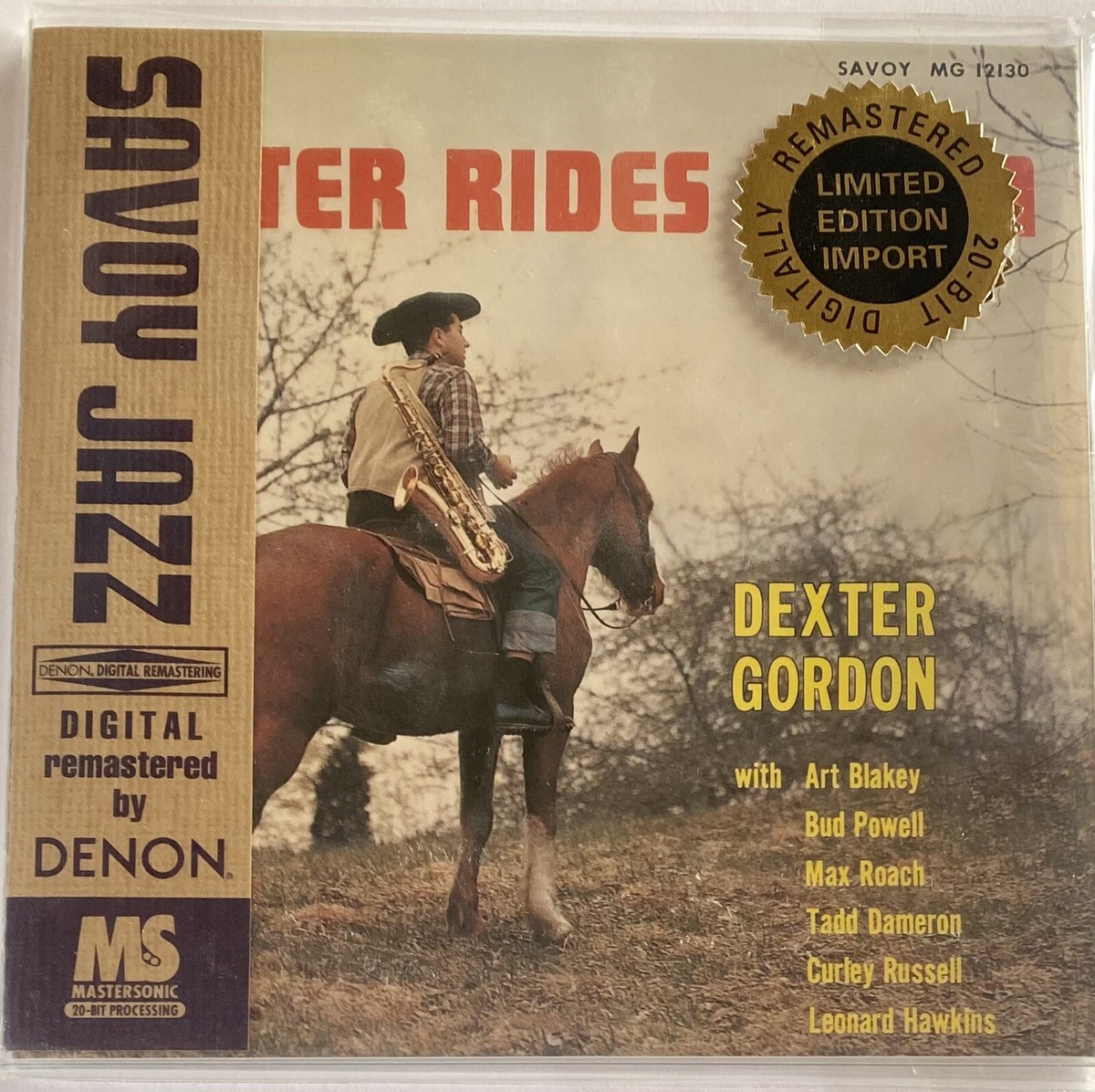 Dexter Gordon「Dexter Rides Again」LP（12インチ）/Savoy